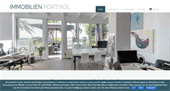 Desktop Screenshot of immobilienportixol.com